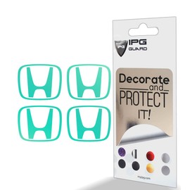 IPG Decal Made for Compatible with S2000 Pilot CRZ OEM Logo Center Cap Overlay Wheel Tire Decals Stickers (Logo: 2.5" / Center Cap:3")(4 Units) Personalize Your Vehicle (Blue Coral)