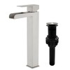 Tall Waterfall Bathroom Faucet Modern Single Handle Bathroom Faucets for