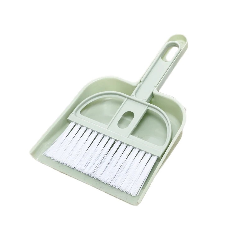 Mini Desktop Dustpan & Brush Set – Compact Plastic Cleaning