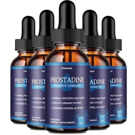 Vitavault Prostadine, Potent Prostate Support Liquid Drops, Highly-Rated Prostadine for Overall Prostate Wellness, Easy-to-Use Dropper Form (5 Pack)