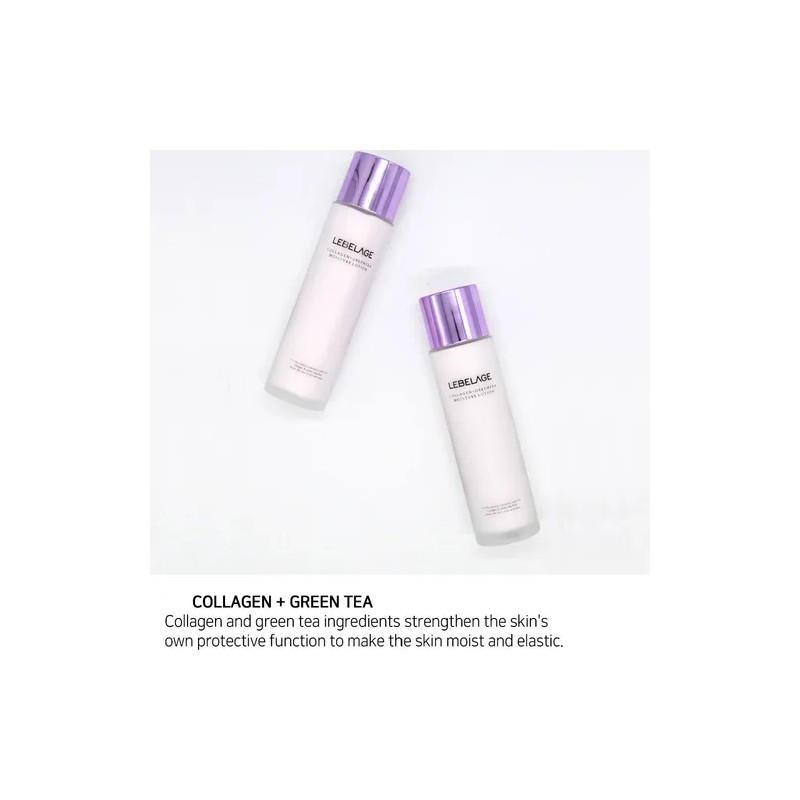 Emulsion Coreana Antiarrugas De Colageno Y T Verde (2pz) Mixta