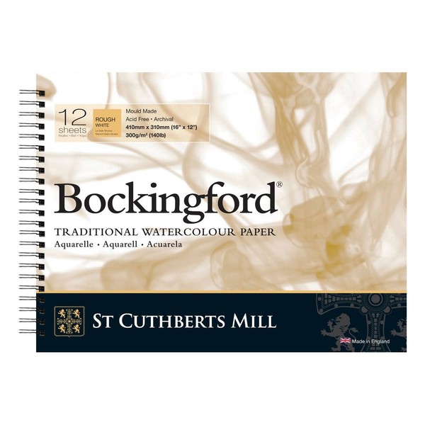 Bockingford 300gsm Spiral Pad 16" x 12" (410 x 310mm)