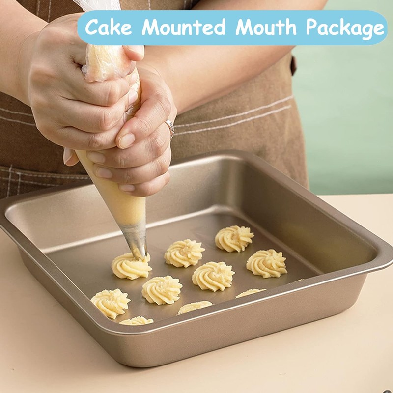 Tomuvpzn 100 Piece Piping Bag Set