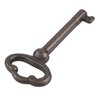 UNIQANTIQ HARDWARE SUPPLY Antique Brass Plated Hollow Barrel Skeleton Key