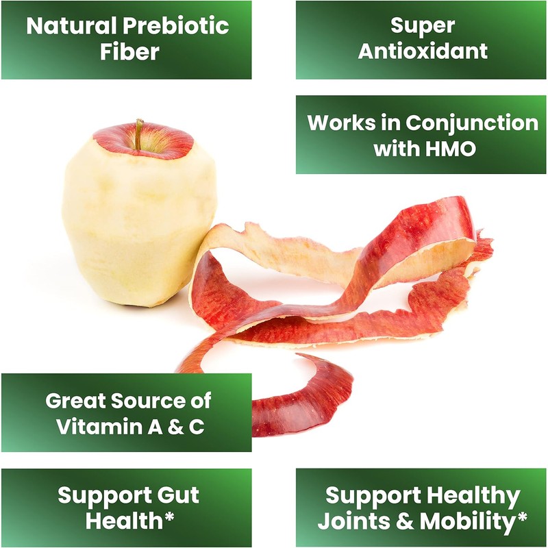 Layer Origin Organic Apple Peel Powder Boost Akkermansia and Bifidobacteria