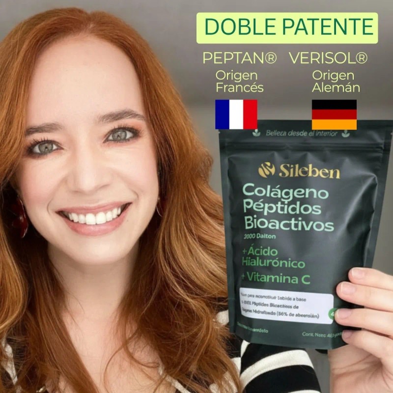 Dúo Sileben Colágeno Hidrolizado Péptidos 2000 Dalton 450 Sabor