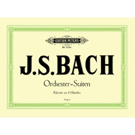 Bach: Orchestral Suites Nos.1-4 (Piano Duet) (EP3181) (Edition Peters)