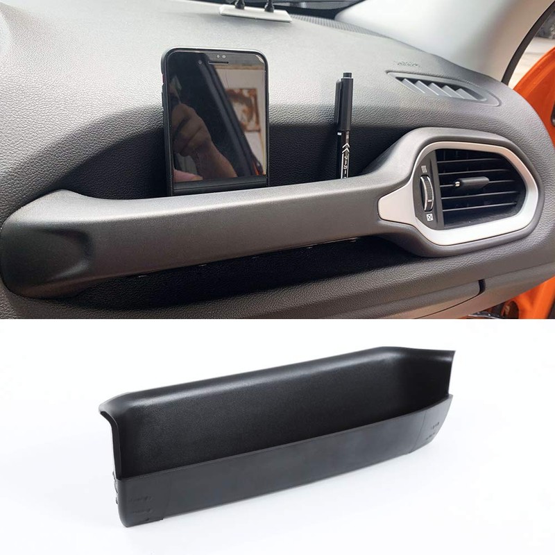 Savadicar GrabTray Passenger Grab handle Storage Organizer for 2015-2025 Jeep