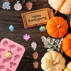 2 Piece Fall Silicone Molds for Chocolate, Autumn Maple Leafs