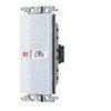 Panasonic WTC52631W02 Cosmo Series Wide 21 Embedded "On" and "Off" Display Switch Set, 20 A, Single Use, EV Logo Mark, White, Rod Type Crimp Terminals Included, 4 Pieces