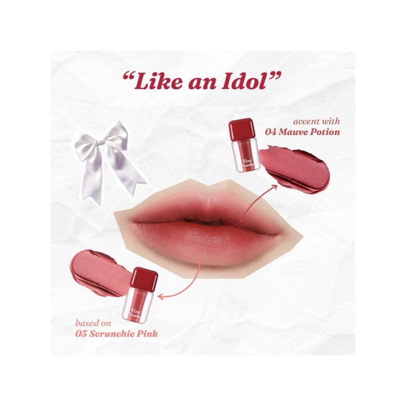 TINY WONDER Hyper Blur Lip Tint 3.6g, Color:#01 Like Cherry