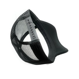 Unbranded Flamin Hot Mesh Trucker SnapBack (White/Black)