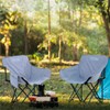 GAON. Silla Plegable para Camping y Exterior de Lona de