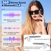 Luckit Smart Glasses, AI Bluetooth Glasses with Speaker 115 Languages