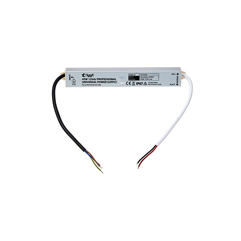 12Vdc 3.75A 45W Output Power Supply