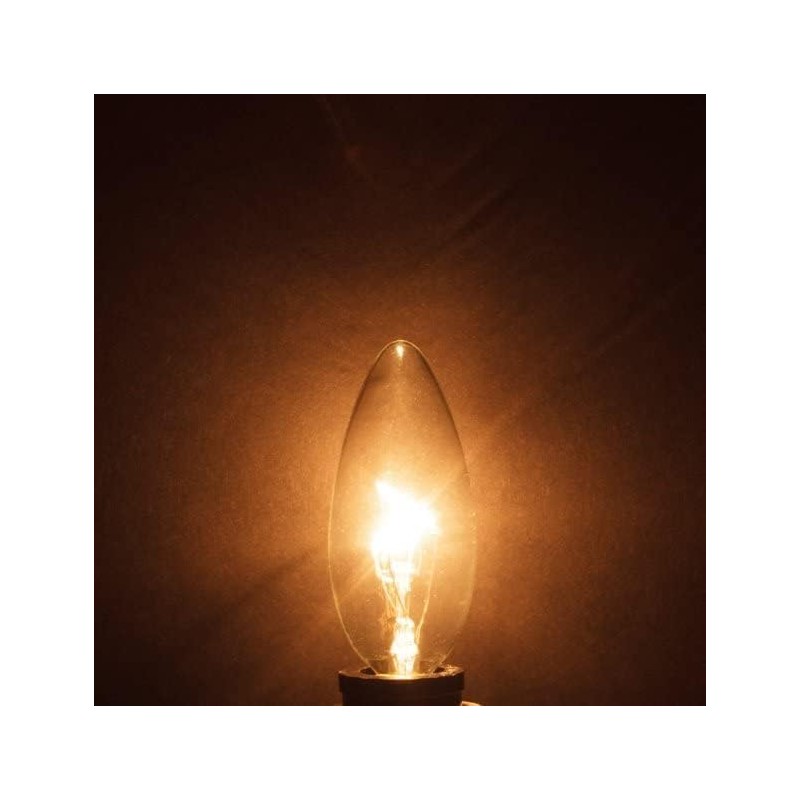 (12pack) 60W Incandescent Torpedo Tip Chandelier - 60W Equivalent Medium