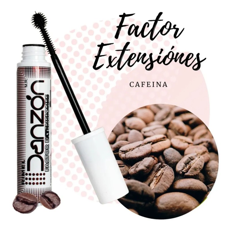 Rímel Danzón Efecto Pestañas Postizas Alargador Cepillo Bolita 12 mL