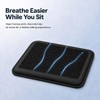 Gel Seat Cushion, Breathable Honeycomb Pad, Black, 16.5 x 13