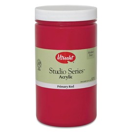 Utrecht Studio Series Acrylic Paint - Primary Red, Quart