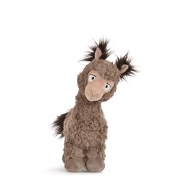 NICI 48607 Standing Cuddly Toy Alpaca Chic Paka, Green, 35 cm, Dark Brown
