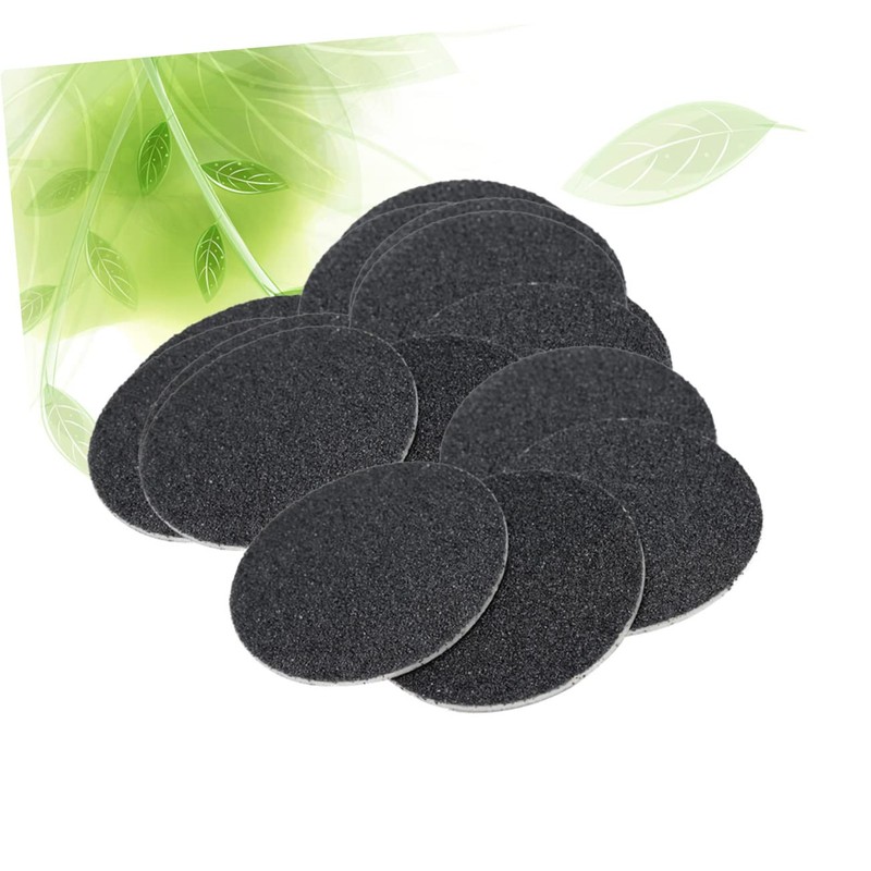 Beavorty Foot File Sandpaper Discs 60pcs Replacement Sandpaper Disks Callus