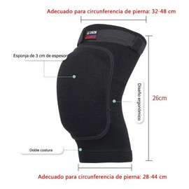 2x Rodilleras Voleibol Deportivas Elastica Unitalla, Unisexo