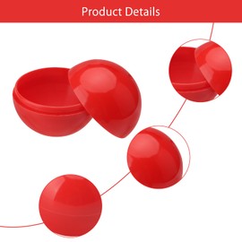 ZMDMAH Lottery Balls Pack of 50 Plastic Balls for Filling Balls for Opening 3 cm Bingo Balls Round Capsules for Filling Ideal for Lotto Ball Machine Competitions Tombolas Festivals and Game Parties