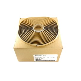 Marcy Butyl Tape Auto Glass Solid Seal Roll 15' Roll 1/4" Round USA
