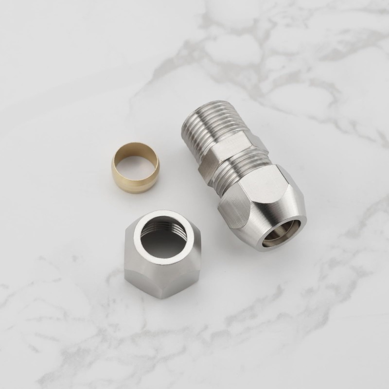 Create idea Pack of 4 8 mm Copper Compression Fitting