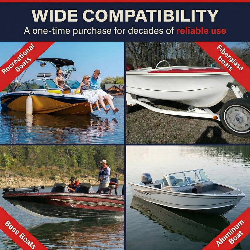 PULJOGDE 6FT Keel Guard for Fiberglass Boats, Self-Adhesive Shield Keel