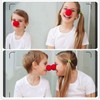 Keyoung ㅤ Clownsnasen Rot Aus Schaumstoff 12 Stück Cosplay Nasen