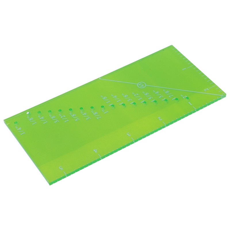 Magnetic Seam Guide Set Resistance Ruler Perforated Seam Measurement Quilting