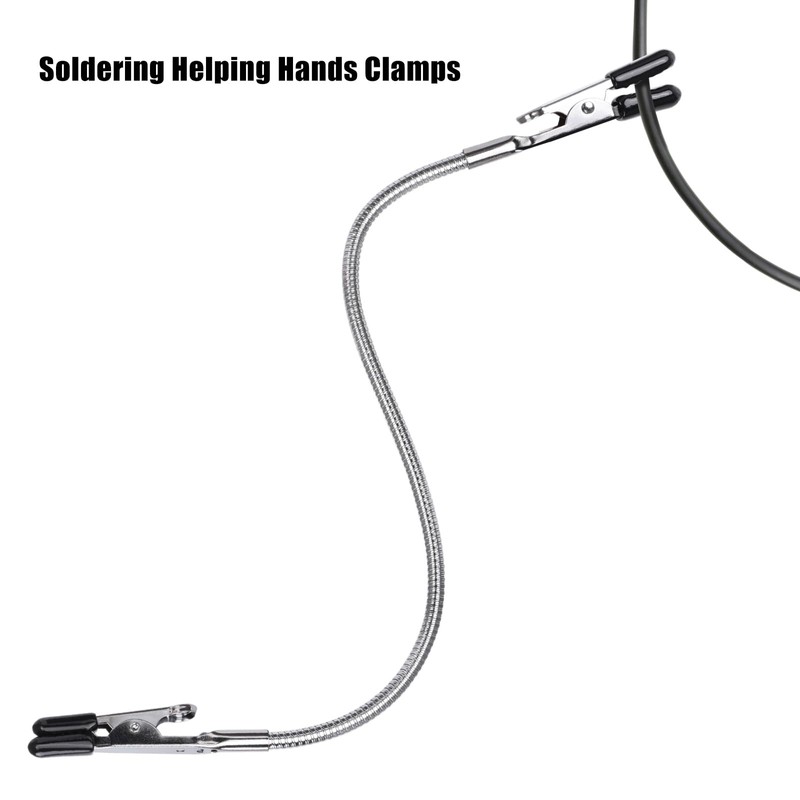 LUAATT Soldering Helping Hands Clamps,2 Pack Wire Holders For Soldering
