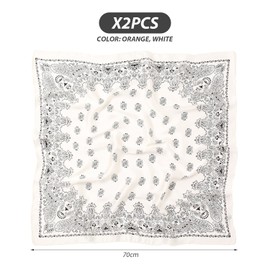 EPCDBBRT 2Pcs Silk Scarves For Women, Women'S Headscarves, Pirate Headscarves, Silk Headscarves, Colorful Headscarves, Women'S Headscarves Pirates, Women'S Pirate Accessories