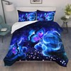 XYNHML Galaxy Butterfly Comforter Set Twin Size for Girls Kids