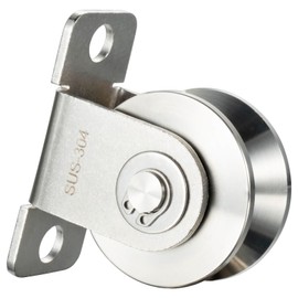 KCNOFNC Pulley with 2 Ball Bearings, V Type Pulley for 12 mm Ropes, Steel Cable, Load Capacity 500 kg, Pack of 1