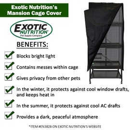 6-Level Mansion Cage Cover - Durable & Custom-Fitted