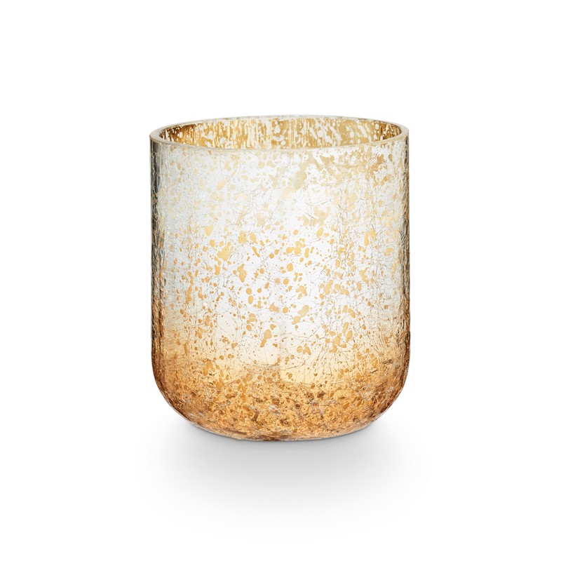 ILLUME Noble Holiday Balsam & Cedar Small Crackle Glass Candle