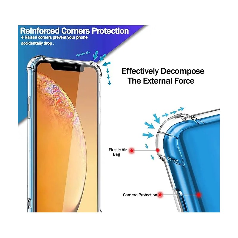 Case Funda Acrigel Mayoreo Varias Marcas Transparente Orilla