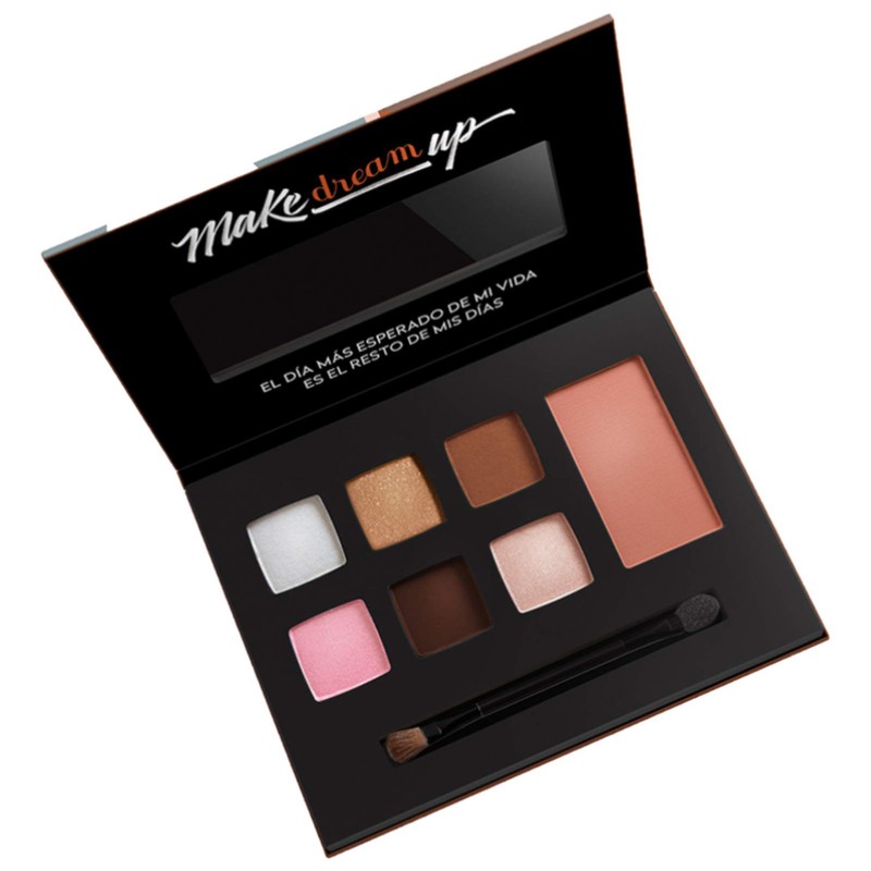Kit de Maquillaje Bissu Make Up 6 Sombras y 1