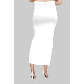 Divas World Women's Long Skirt Petticoat Saree Shapewear High Waist Underskirt Summer Comfortable Maxi Girls Ladies Gypsy Midi Casual Fashionable Great Gift (as8, Alpha, s, Regular, Regular, White)