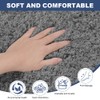 AOOWU Absorbent Toilet Mat, 40x50 cm U-shape Non Slip Dry