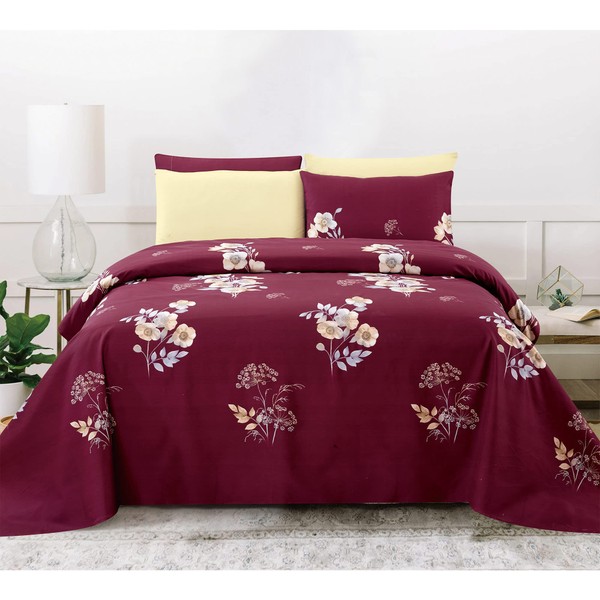 PREMIUS Luxurious Wrinkle-Free Microfiber Sheet Set, Combines Elegance & Comfort,
