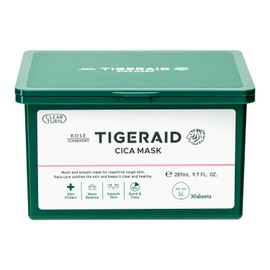 KOSE Clear Turn Tigerade CICA Repair Mask, Face Pack, 30 Pieces, Large Capacity Type