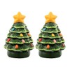 Mr. Christmas Green Tree Salt & Pepper Shakers, One Size