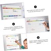 VILLFUL 1set Weekly Magnetic Planner Board Reusable Pet Dry Erase