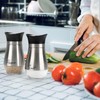 Accmor Salt and Pepper Shakers Set, 4 oz Stainless Steel