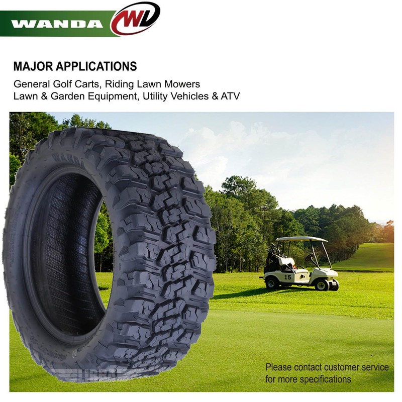 WANDA 23x10.5-12 All Terrain Golf Cart Tires 4 Ply 23x10.5X12-14057