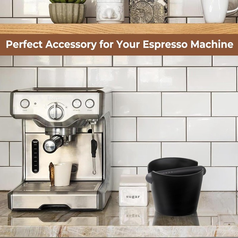 WADY Espresso Knock Box - ABS Coffee Grounds Container for