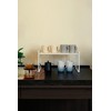 Nxconsu Expandable Cabinet Shelf Organizer Riser for Kitchen Pantry Cupboard